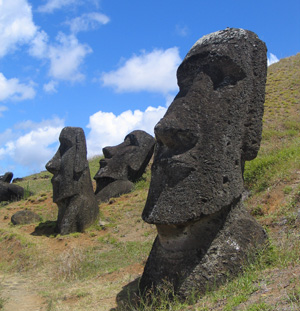 Moai Rano raraku